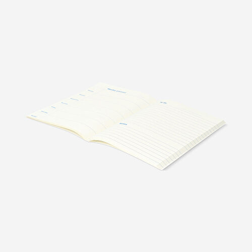 Flying Tiger Copenhagen Sarı Mavi Haftalık Planlayıcı A5