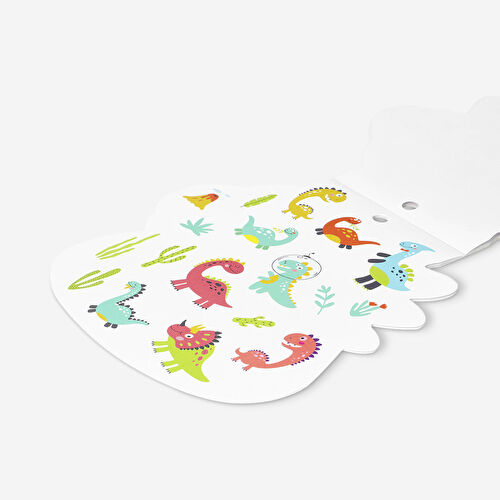 Flying Tiger Copenhagen Dinozor Şeklinde Sticker Kitabı