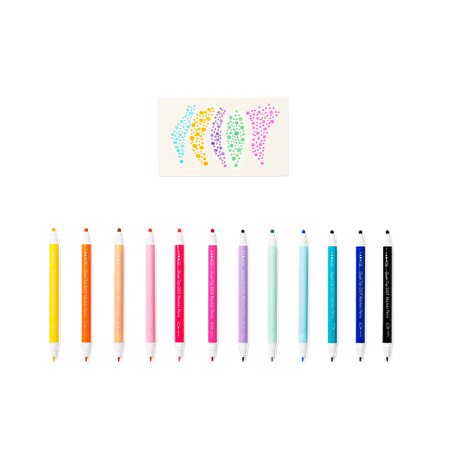 Flying Tiger Copenhagen 12'li Keçe ve Nokta Uçlu Kalem Flying Tiger Copenhagen 12'li Keçe ve Nokta Uçlu Kalem