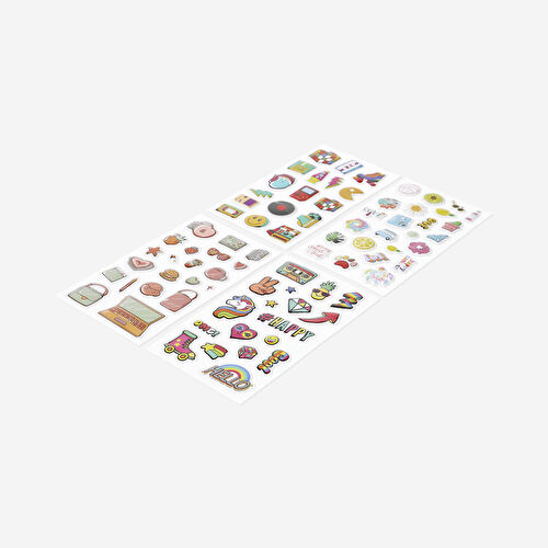 Flying Tiger Copenhagen Eğlenceli Kabarık Sticker Seti Flying Tiger Copenhagen Eğlenceli Kabarık Sticker Seti