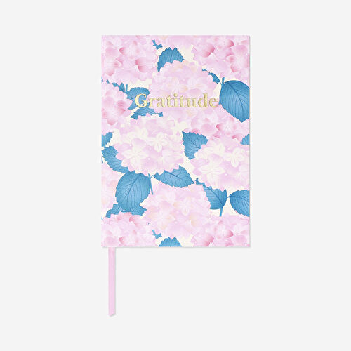 Flying Tiger Copenhagen Pembe Çiçekli Şükran Günlüğü A5
