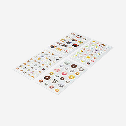 Flying Tiger Copenhagen Sevimli İkonlar Kabarık Sticker Seti