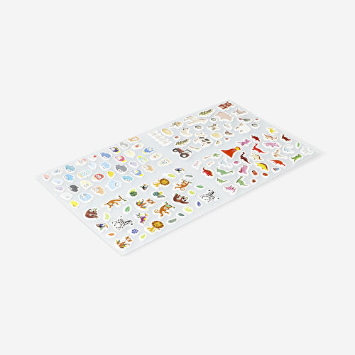 Flying Tiger Copenhagen Hayvan Temalı Kabarık Sticker Seti