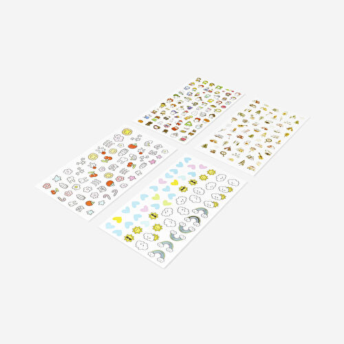 Flying Tiger Copenhagen Küçük Sevimli Motifli Sticker Seti