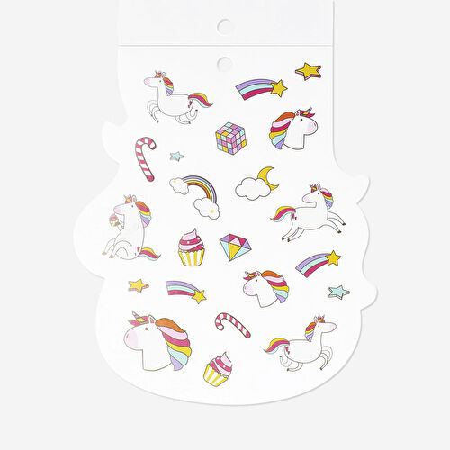 Flying Tiger Copenhagen Unicorn Şeklinde Sticker Kitabı Flying Tiger Copenhagen Unicorn Şeklinde Sticker Kitabı
