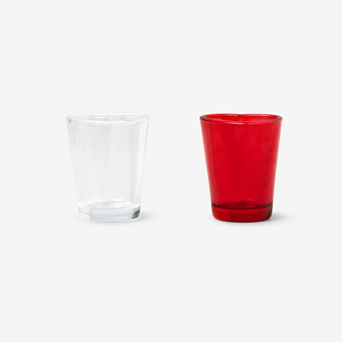 Flying Tiger Copenhagen 2'li Kalp Şeklinde Shot Bardak