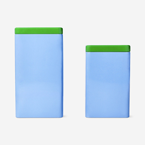 Flying Tiger Copenhagen Küçük Mavi 2'li Metal Kutu Flying Tiger Copenhagen Küçük Mavi 2'li Metal Kutu