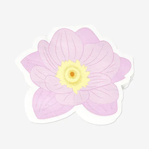 Flying Tiger Copenhagen Pembe Çiçek Şeklinde 16'lı Peçete