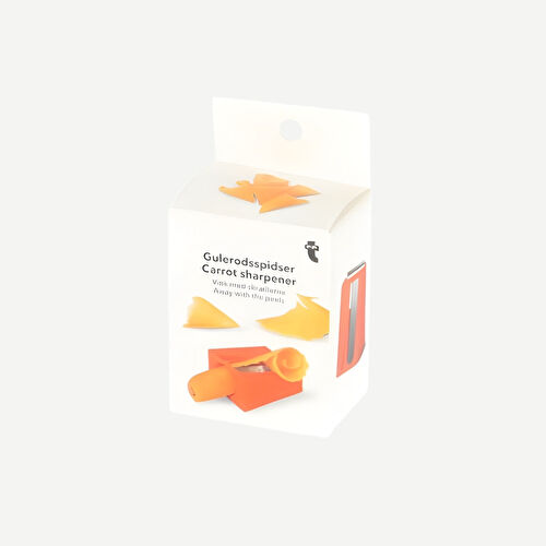 Flying Tiger Copenhagen Turuncu Kalemtraş Şeklinde Havuç Soyacağı ve Açacağı