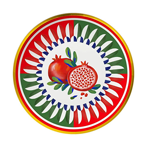 Baci Milano Dolce Vita 6'lı Nar Ekmek Tabağı 16 cm Porselen