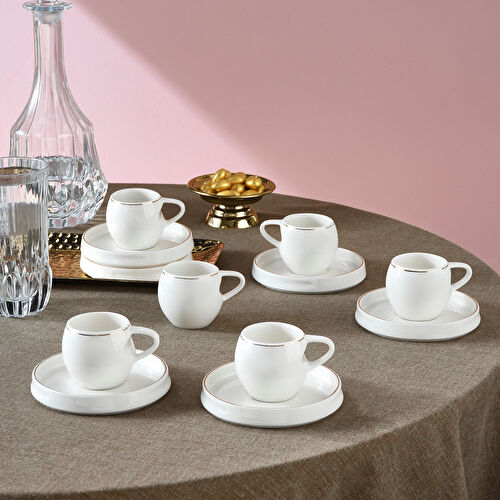 Karaca Streamline Sunset 6 Kişilik Kahve Fincan Takımı 100 ml