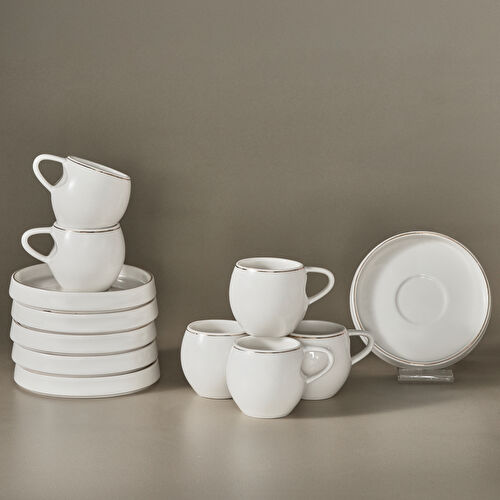 Karaca Streamline Sunset 6 Kişilik Kahve Fincan Takımı 100 ml