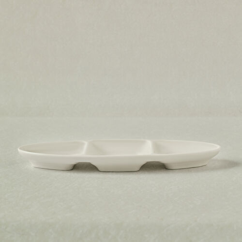 Karaca Stream Basic Line 3 Bölmeli Sunum Tabağı 26 cm