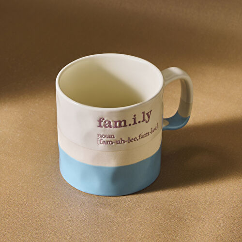 Karaca Family Mavi Kupa 320 ml Karaca Family Mavi Kupa 320 ml