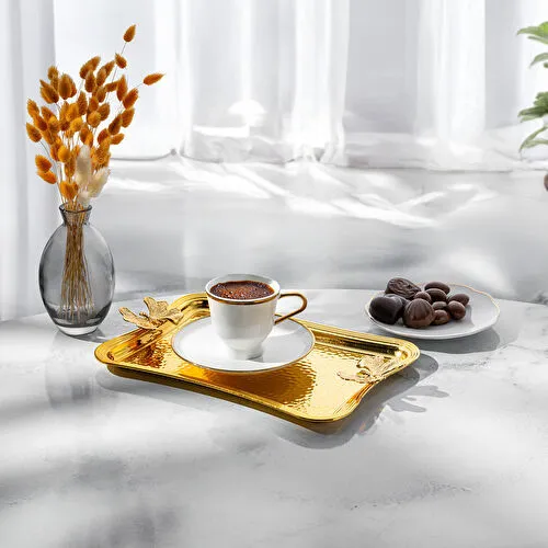 Emsan Butterfly Tepsi Gold