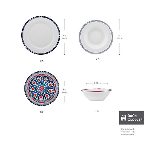 Karaca Elegance Bone Ancient 24 Parça 6 Kişilik Yemek Takımı Karaca Elegance Bone Ancient 24 Parça 6 Kişilik Yemek Takımı