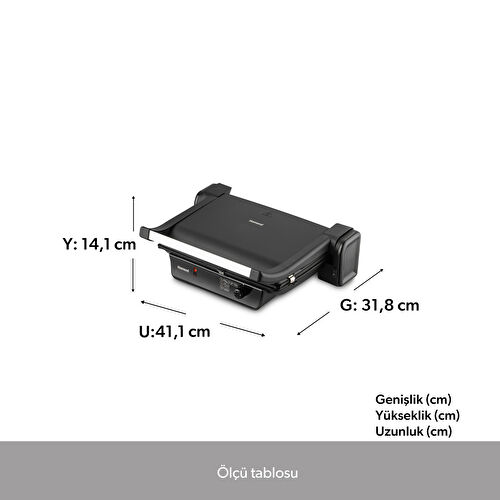 Homend Toastbuster 1334h Tost Makinesi Mat Siyah Homend Toastbuster 1334h Tost Makinesi Mat Siyah
