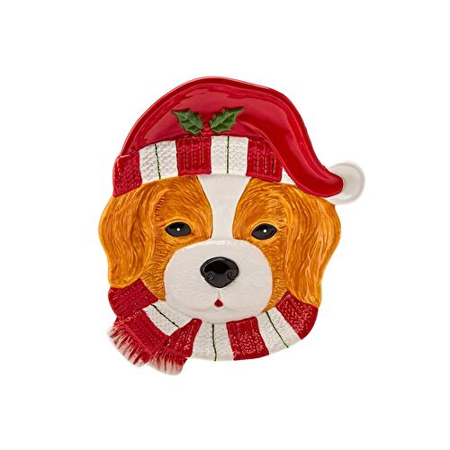 Karaca Home Cavalier Dog Dekoratif Tabak 21cm Karaca Home Cavalier Dog Dekoratif Tabak 21cm