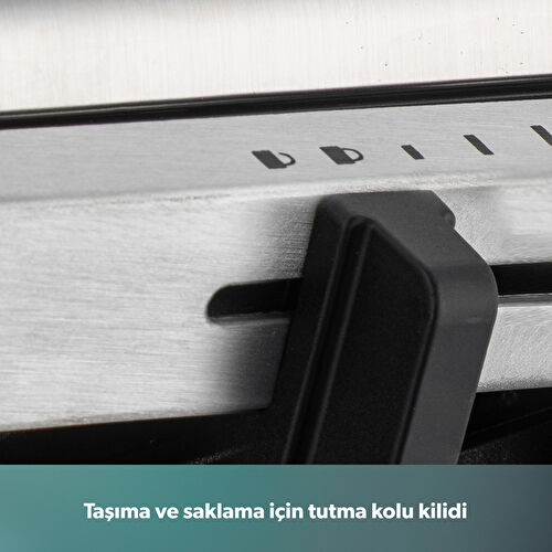 Homend Grilliant 1342H 3 in 1 Inox Gövde Çift Taraflı XL Döküm Plaka Tost ve Izgara Makinesi Homend Grilliant 1342H 3 in 1 Inox Gövde Çift Taraflı XL Döküm Plaka Tost ve Izgara Makinesi