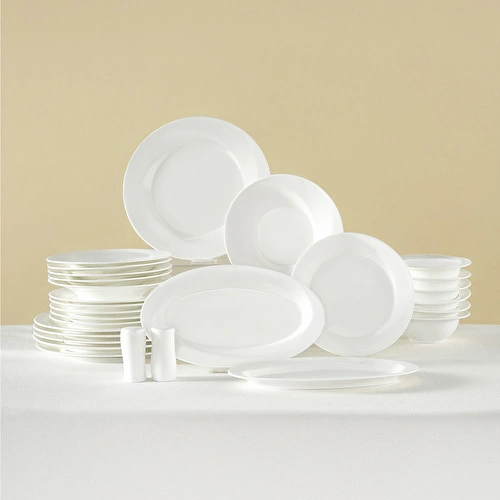 Karaca x Sarıyer Design Vortex Fine Pearl 28 Parça 6 Kişilik Yemek Takımı