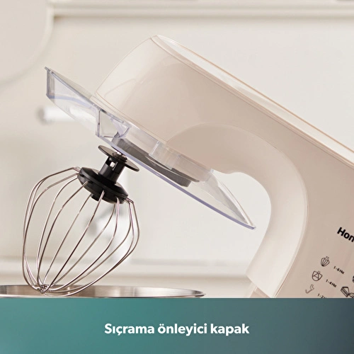 Homend Profashion 3082H Hamur Yoğurma Makinesi Krem 1200W 5,2L