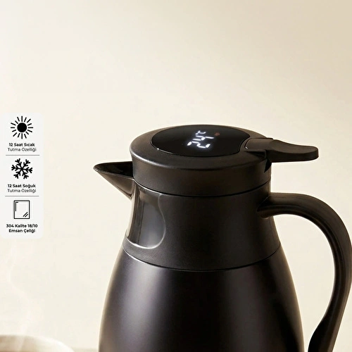 Emsan Royal Ditijal Göstergeli 1.4 L Termos Siyah