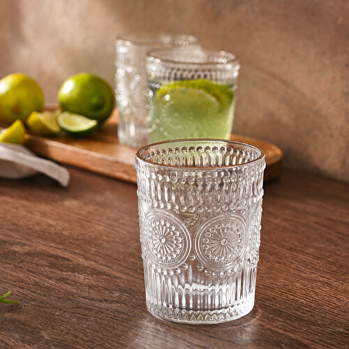 Karaca Sunflower 6'lı Su Bardağı Gold 