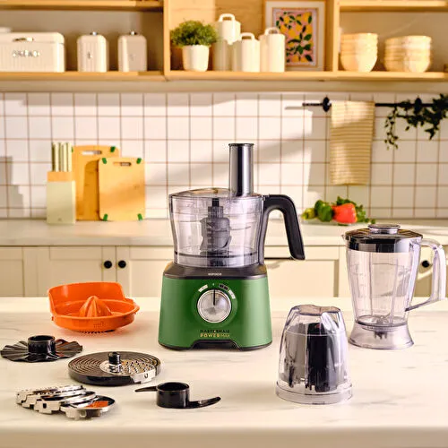 Karaca Mastermaid Power Max 11 in 1 Mutfak Robotu 2500W Emerald Green