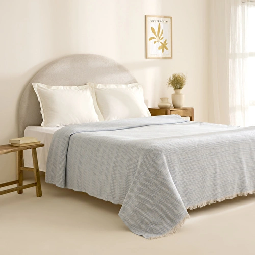 Karaca Home Levi Açık Mavi Çift Kişilik Pike