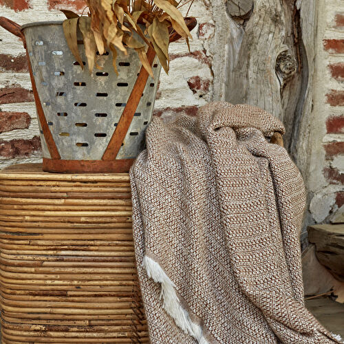 Karaca Home Randy Tek Kişilik Jakar Battaniye Bej Karaca Home Randy Tek Kişilik Jakar Battaniye Bej