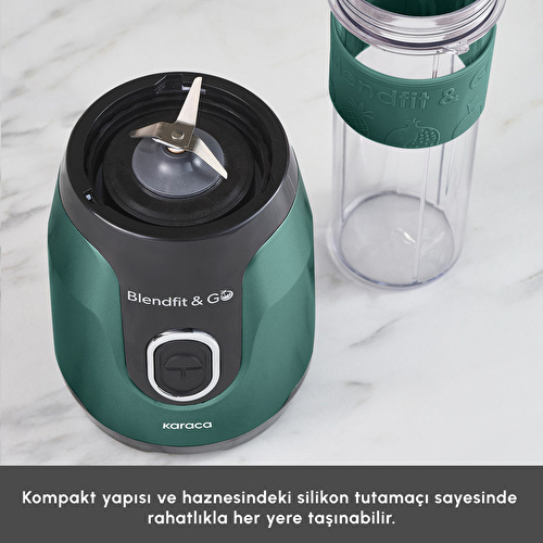 Karaca Blendfit Go Personal Kişisel Smoothie Blender Pine Green