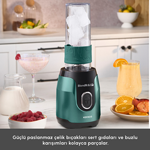 Karaca Blendfit Go Personal Kişisel Smoothie Blender Pine Green
