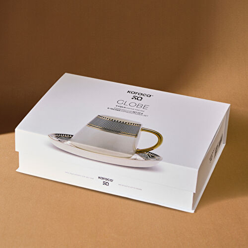 Karaca Globe 6 Kişilik Kahve Fincanı Takımı 80 ml Karaca Globe 6 Kişilik Kahve Fincanı Takımı 80 ml