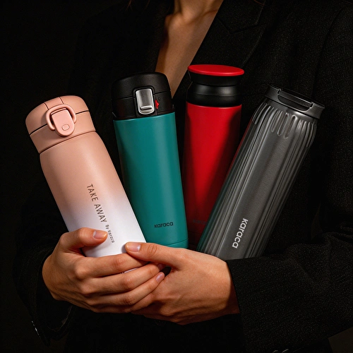 Karaca Skyfall Çelik Sızdırmaz Termos Pembe 350 ml Karaca Skyfall Çelik Sızdırmaz Termos Pembe 350 ml