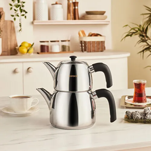 Karaca New Galya Buhar Kapaklı İndüksiyon Tabanlı Midi Çaydanlık