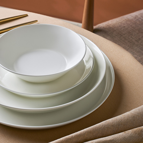 Karaca x Hussein Chalayan Fine Pearl 6 Parça Tek Kişilik Yemek Takımı