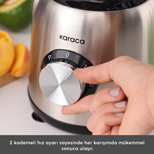 Karaca İnox 1.5 Lt Cam Hazneli Smoothie Blender