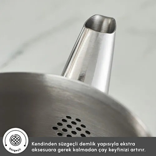 Karaca Belinay İndüksiyon Tabanlı Midi Rose Çaydanlık Takımı