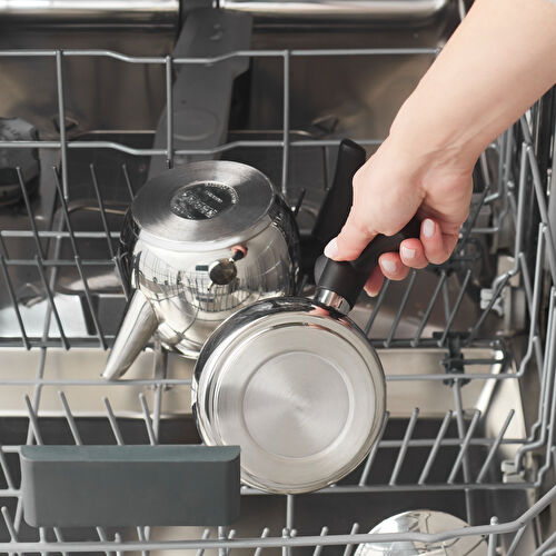 Karaca Adelya İndüksiyon Tabanlı Mini Boy Siyah Çaydanlık Takımı