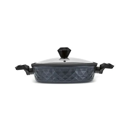 Karaca Biodiamond Antibakteriyel Kulp Karnıyarık Tencere 30 Cm Karaca Biodiamond Antibakteriyel Kulp Karnıyarık Tencere 30 Cm