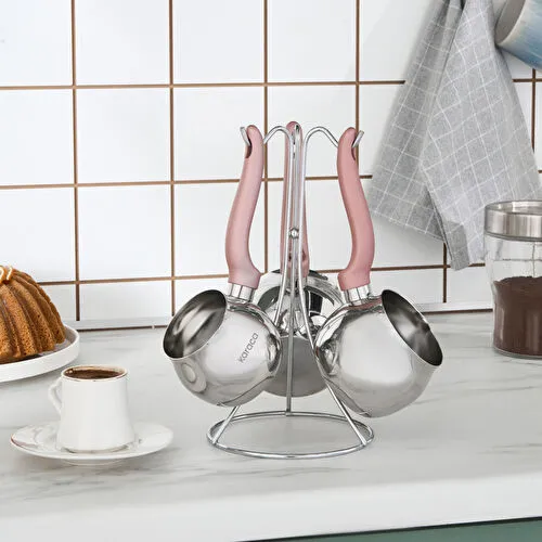 Karaca Fleva 3'lü Cezve Takımı Rose