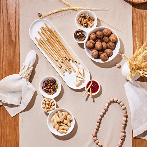 Karaca Carmen Trend 3 Bölmeli Sunum Tabağı 26 Cm Karaca Carmen Trend 3 Bölmeli Sunum Tabağı 26 Cm