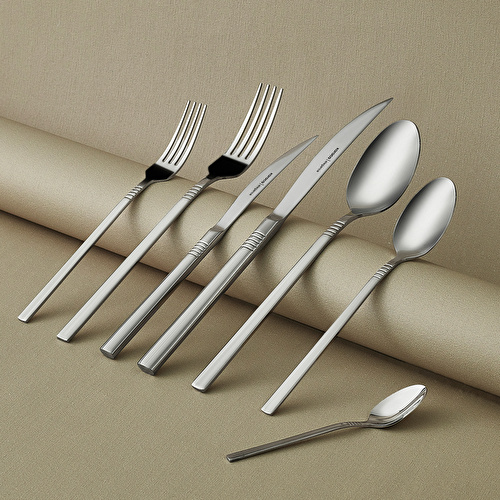 Karaca Elegance Nil Platin 12 Kişilik 84 Parça Çatal Kaşık Bıçak Takımı