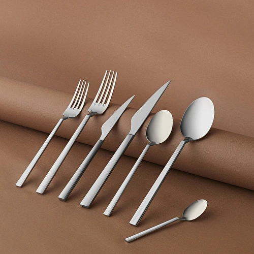 Karaca 316 Premium Halley Platin 12 Kişilik 84 Parça Çatal Kaşık Bıçak Takımı 