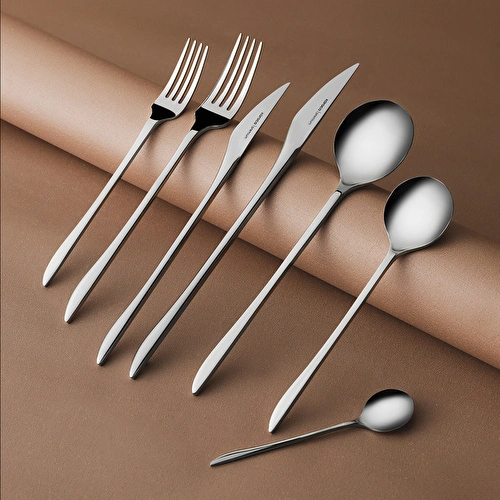 Karaca Premium Platin Von 12 Kişilik 84 Parça Çatal Kaşık Bıçak