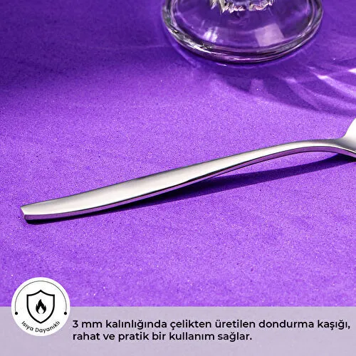 Emsan Reyhan Tekli Dondurma Kaşığı 14 cm Emsan Reyhan Tekli Dondurma Kaşığı 14 cm