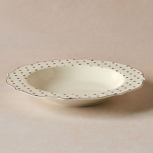 Karaca New Romantic Puantiyeli Çukur Tabak 24 cm Siyah Karaca New Romantic Puantiyeli Çukur Tabak 24 cm Siyah