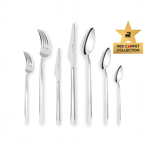 Karaca Red Carpet Collection 316 Premium Stark Platin 12 Kişilik 84 Parça Çatal Kaşık Bıçak Takımı