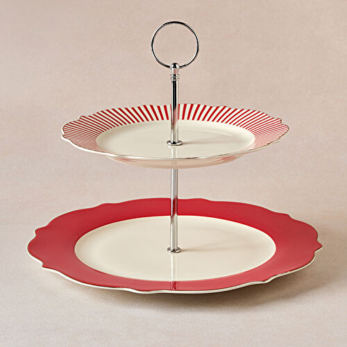 Karaca New Romantic Katlı Kurabiyelik Kırmızı 