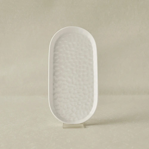 Karaca x Refika Bembeyaz Kayık Tabak 24 cm